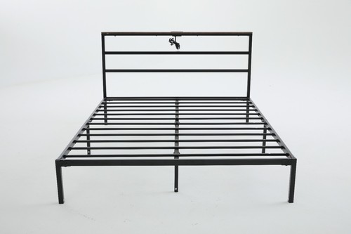 Full queen size metal bed - full/queen,